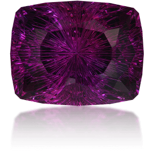 Faceted amethyst